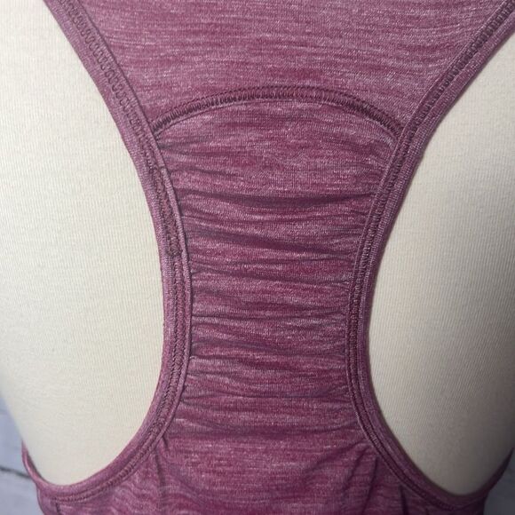 Lululemon Marled Maroon Racerback Athletic Tank Top - Picture 6 of 7